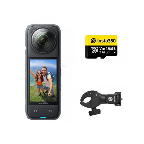 Insta360 X4 Motorcycle Bundle Black