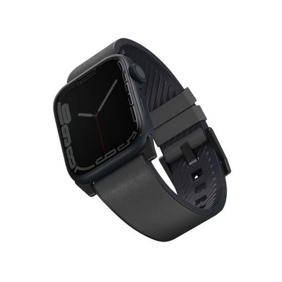 Uniq Straden Waterproof Leather Hybrid Apple Watch Strap 45/44/42Mm Brown