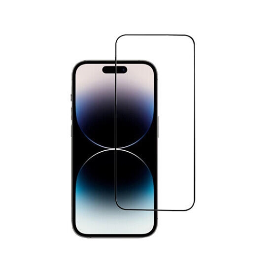 Glass Pro+ Full Screen Tempered Glass 111D Apple iPhone 14 Pro Black