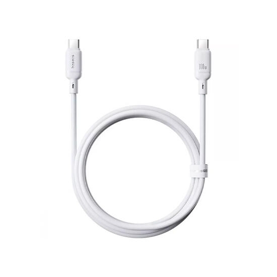 Baseus Silky Series Fast Charging Cable Type-C to Type-C 100W 1m P10377704213-00 Moon White