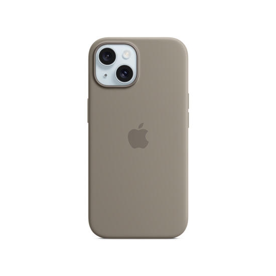 Apple iPhone 15 Silicone Case with MagSafe MT0Q3ZM/A Clay