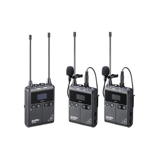 Godox UHF Wireless Microphone System WMicS1 Kit 2 Black