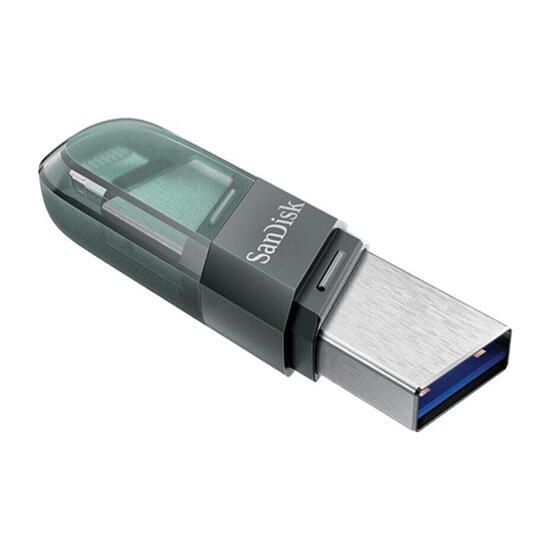 SanDisk iXpand Flash Drive Flip 64GB Type A+Lightning SDIX90N-064G-GN6NN Green