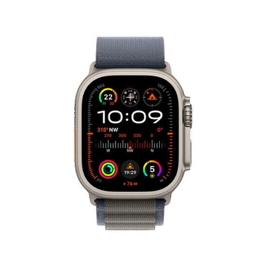 Apple Watch Ultra 2 49mm Titanium Blue Alpine Loop MREQ3 L
