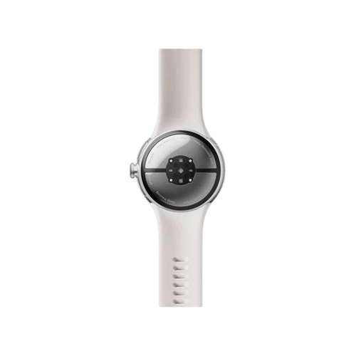 Google Pixel Watch 2 Polish Silver Aluminium Case with Porclain Active Band