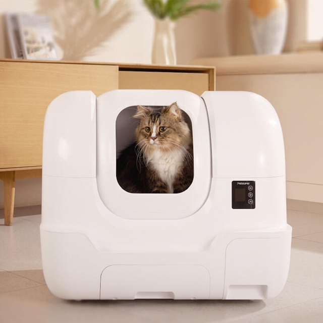 Petsuper Smart Litter Box PLT01 White