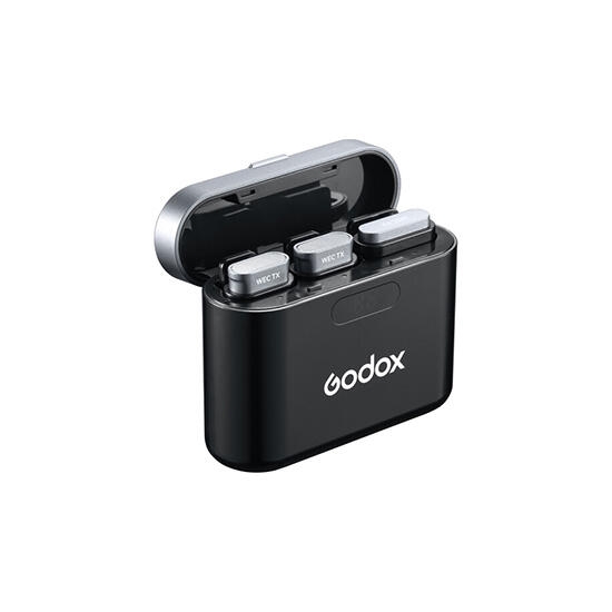Godox 2.4GHz Wireless Microphone System WEC kit2 Black