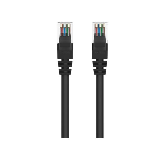 Belkin CAT6 Ethernet Cable Patch Snagless 2M RJ45M A3L981BT02MBKHS Black