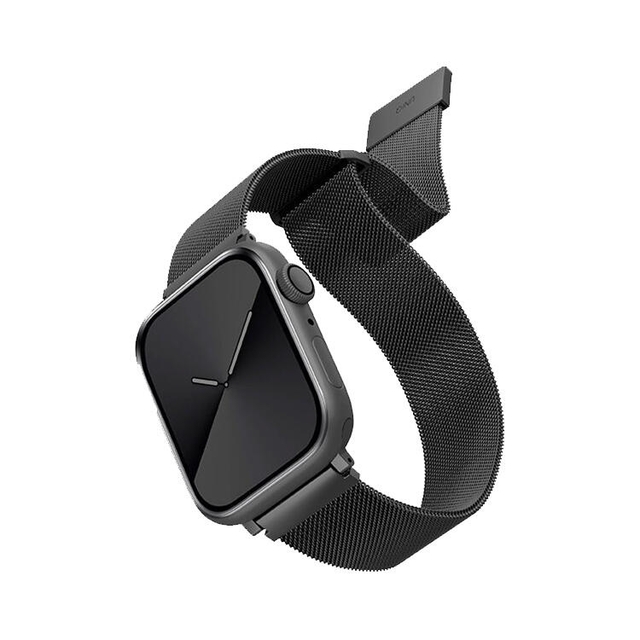Uniq Dante Apple Watch Mesh Steel Strap 45/44/42 Mm Graphite