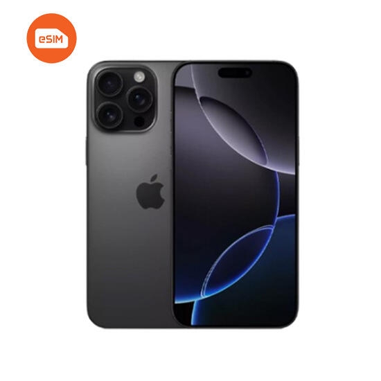 Apple iPhone 16 Pro Max  e-SIM Only | 256GB Black Titanium