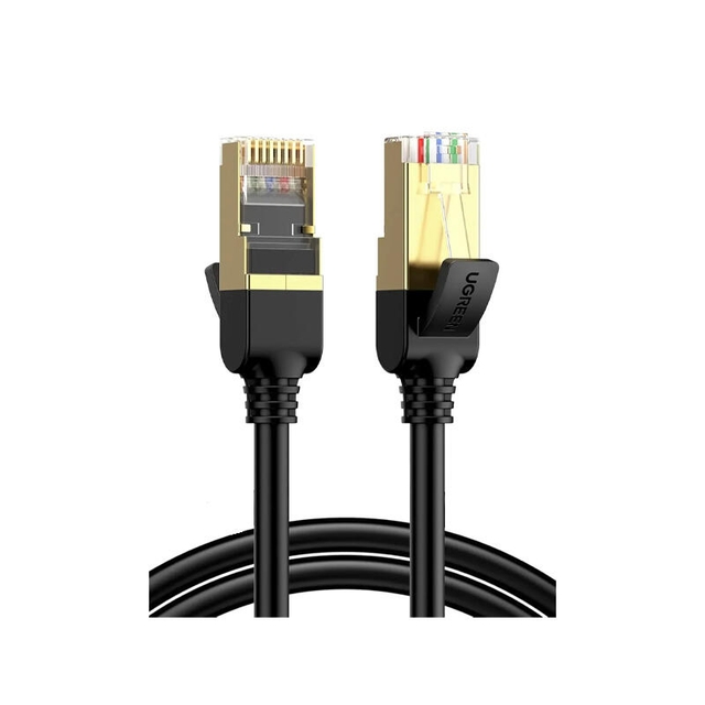 Ugreen Cat7 Patch Cord STP Ethernet Lan Cable 1m 11268 Black
