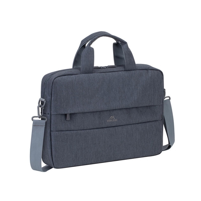 Rivacase 7522 Anti-Theft Laptop Bag 14 Grey/Dark Blue