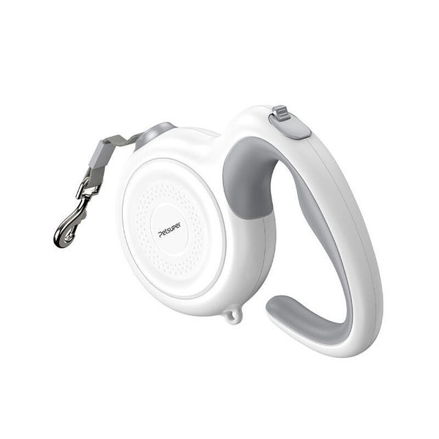 Petsuper Retractable Leash PL02 White