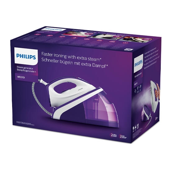 Philips Steam generator HI5919/30 White/Purple