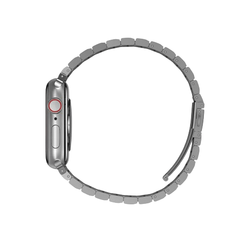 Uniq Strova Apple Watch Steel Link Band 45/44/42Mm Black
