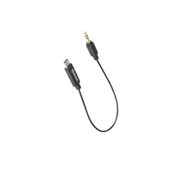 BOYA BY-K2 USB C to 3.5mm Audio Adapter Black