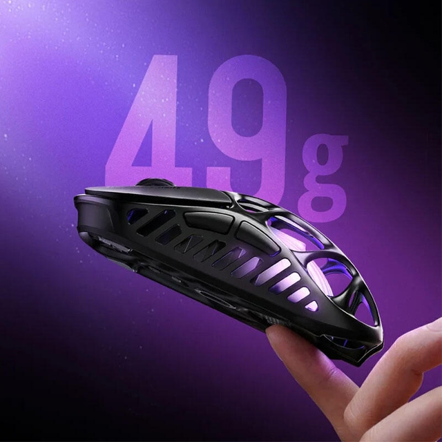 GravaStar Gaming Mouse Mercury X Wireless Interstellar Silver
