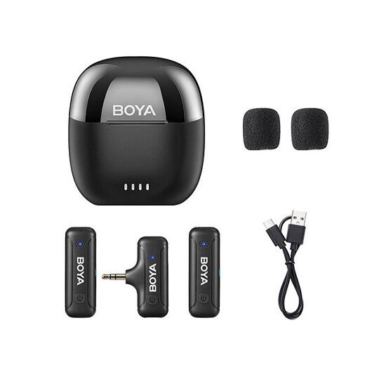 Boya BY-WM3T-M2 Mini 2.4GHz Wireless Microphone Black