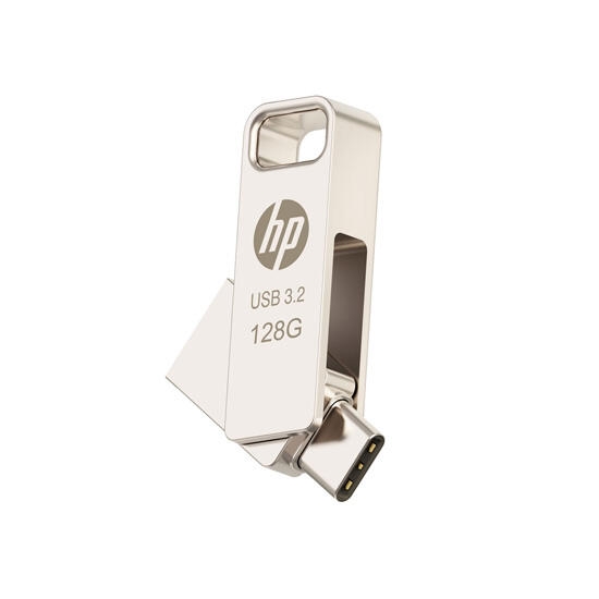 HP x206C OTG USB 3.2 Flash Drive 128GB Silver