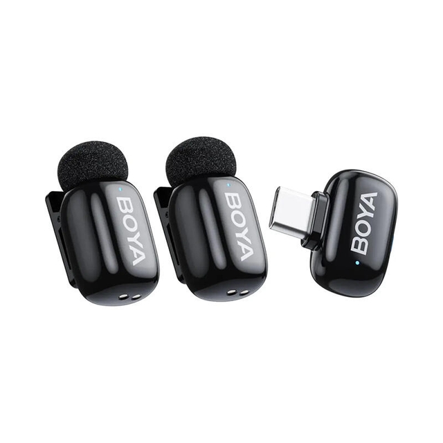 BOYA Mini 23 Ultracompact 2.4GHz Wireless Microphone System Black