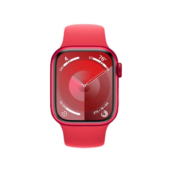 Apple Watch Series 9 GPS 41mm Red Aluminum Case With Red Sport Band MRXH3 M/L