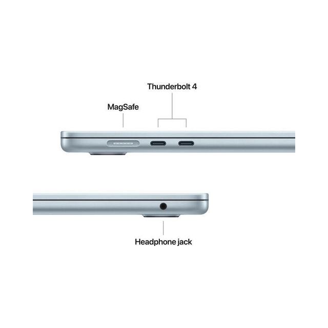 Apple Macbook Air 15 inch 2026 MDVQ4RU/A M5 Chip 10c CPU 10c GPU 16GB/512GB Sky Blue