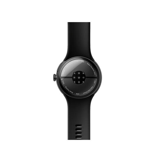 Google Pixel Watch 3 45mm Wi-Fi Matte Black Aluminium Case with Obsidian Active Band