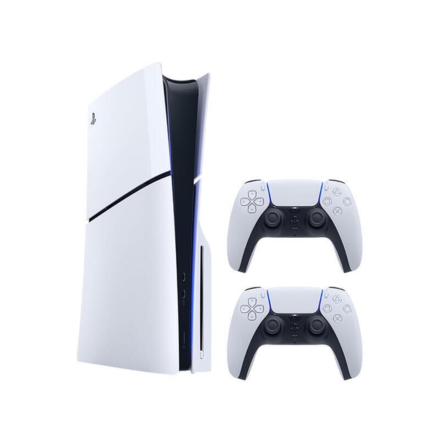 Sony PlayStation PS5 Slim 1TB With 2 Controllers EA Sports FC 26 Bundle White