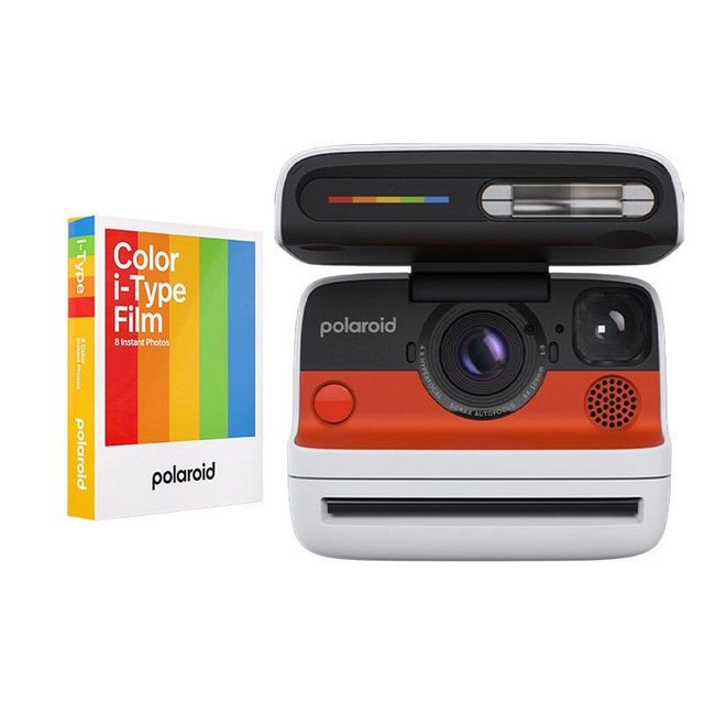 Polaroid Flip White Bundle Color Film 8 Photos Black