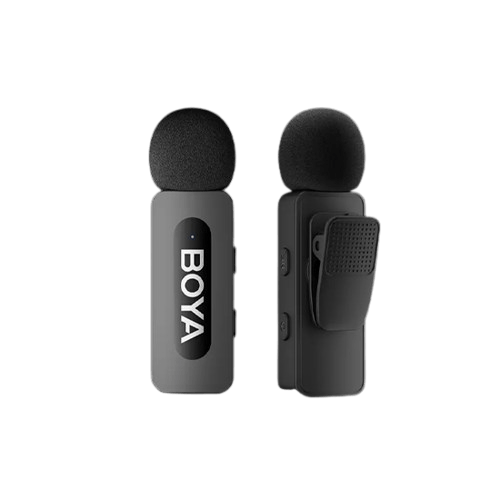Boya BY-V3 2.4 GHz Dual-Channel Wireless Microphone System Black
