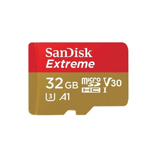 SanDisk 32GB Extreme MicroSD/XC UHS-I Card 100MB/S V30/4k Class 10 SDSQXAF-032G-GN6MN