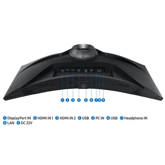 Samsung Odyssey G6 Gaming Monitor 27 LS27BG650EIXCI Black