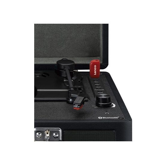 Lenco TT-115 Bluetooth Turntable With Built-In Speakers Cream