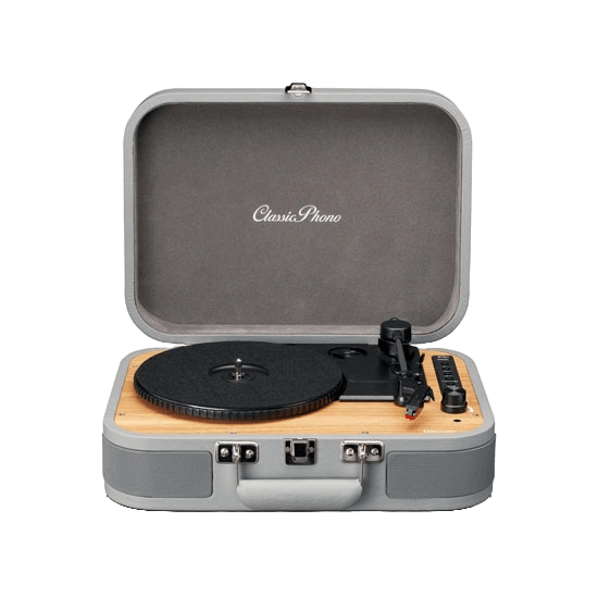 Lenco TT-116 Classic Phono Retro Bluetooth Turntable With Built-In Speakers Black