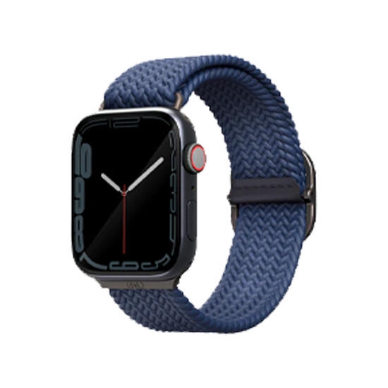 Uniq Aspen Designer Edition Braided Apple Watch Strap 45/44/42Mm Obsidian Blue