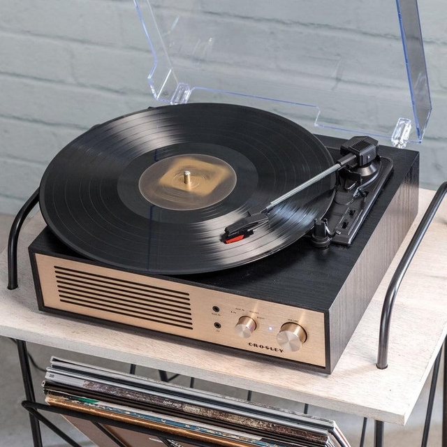 Crosley Miles Record Player Walnut