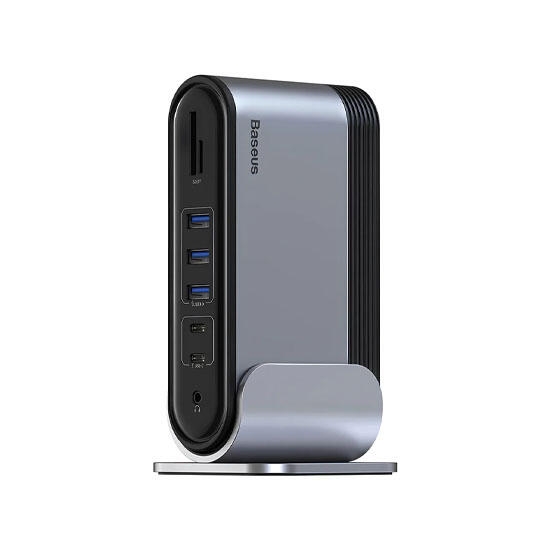 Baseus UnionJoy 17 Port Triple Display Docking Station B00532304811-00 Space Grey