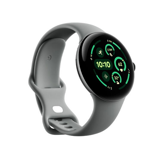 Google Pixel Watch 3 45mm Wi-Fi Matte Hazel Case with Hazel Active Band
