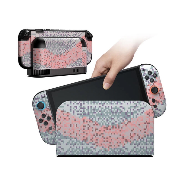 DOBE Switch 2 Fun Console Stickers TNS-5192 Blue/Green