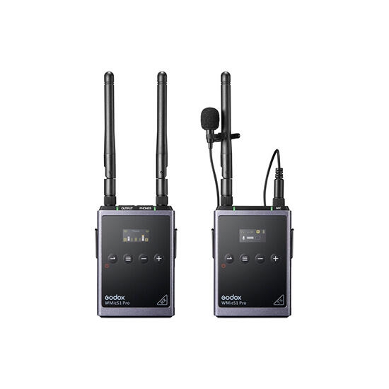 Godox UHF Wireless Microphone System WMicS1 Pro Kit1 Black