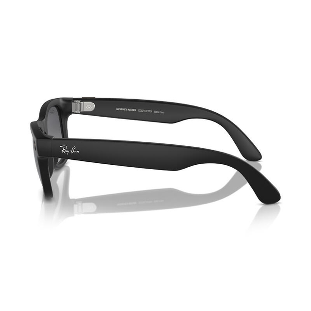 RayBan Meta WayFarer RW4008 Shiny Black/Clear