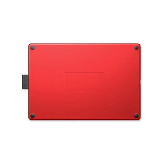 One by Wacom Medium Drawing Tablet CTL672N Black Red