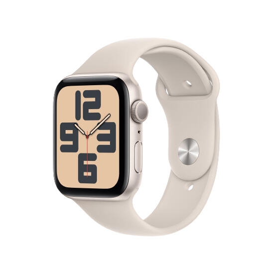 Apple Watch Series SE 2 GPS 2023 44mm Starlight Aluminum Case With Starlight SB MRE43 S/M