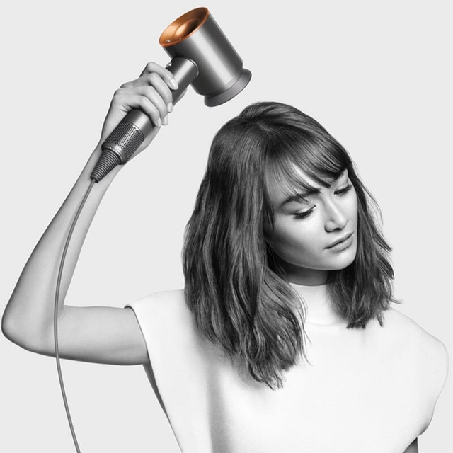 Dyson Supersonic Hair Dryer HD07 W/o Gift Box 389922-01 Nickel/Copper