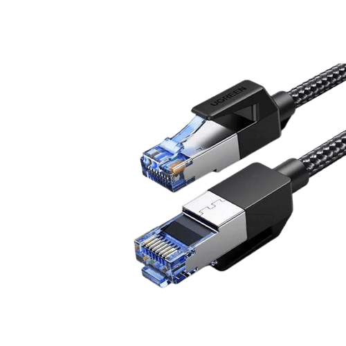 Ugreen Cat8 Pure Copper Ethernet Cable Round Braided OD5.5mm 1.5m 80430 Black