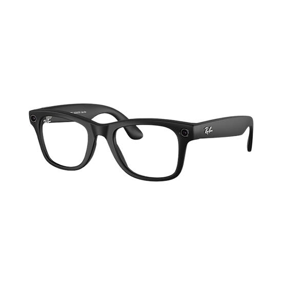 RayBan Meta WayFarer RW4008 Shiny Black/Clear