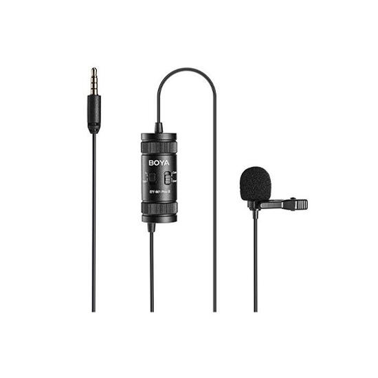 Boya BY-M1 Pro II Universal Lavalier Microphone Black