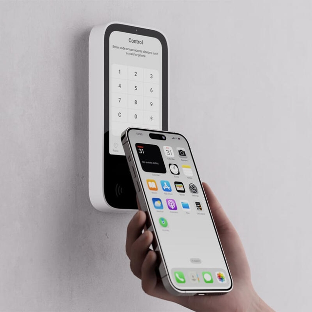 Ajax KeyPad TouchScreen Jeweller White