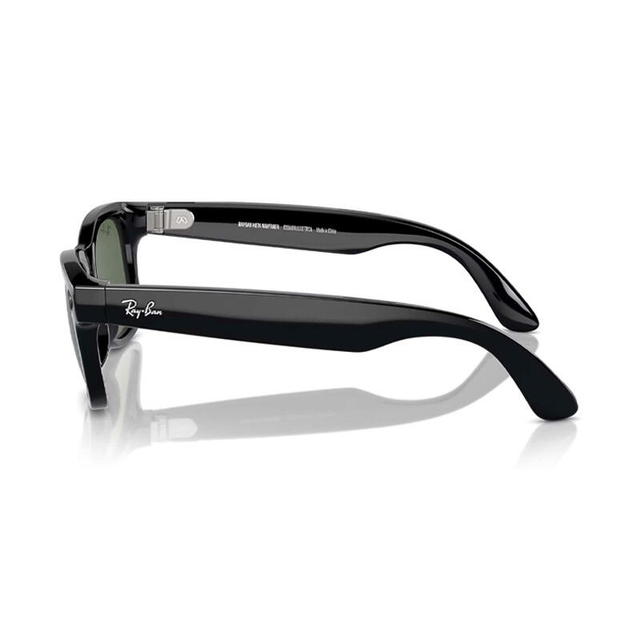 RayBan Meta WayFarer RW4008 Shiny Black/Clear