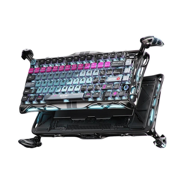 GravaStar Gaming Keyboard Mercury V75 Pro 75% Hall Effect Magnetic Switch Iron Purple